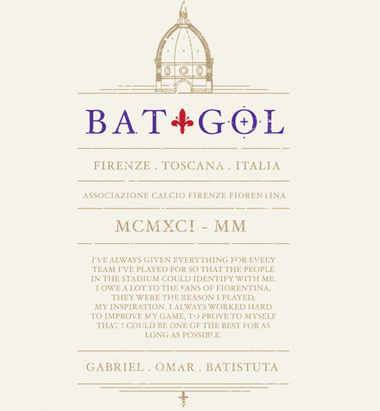 Gabriel Batistuta - Renaissance Sights (Art Print)