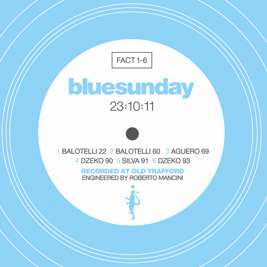Manchester City - Blue Sunday (Art Print)