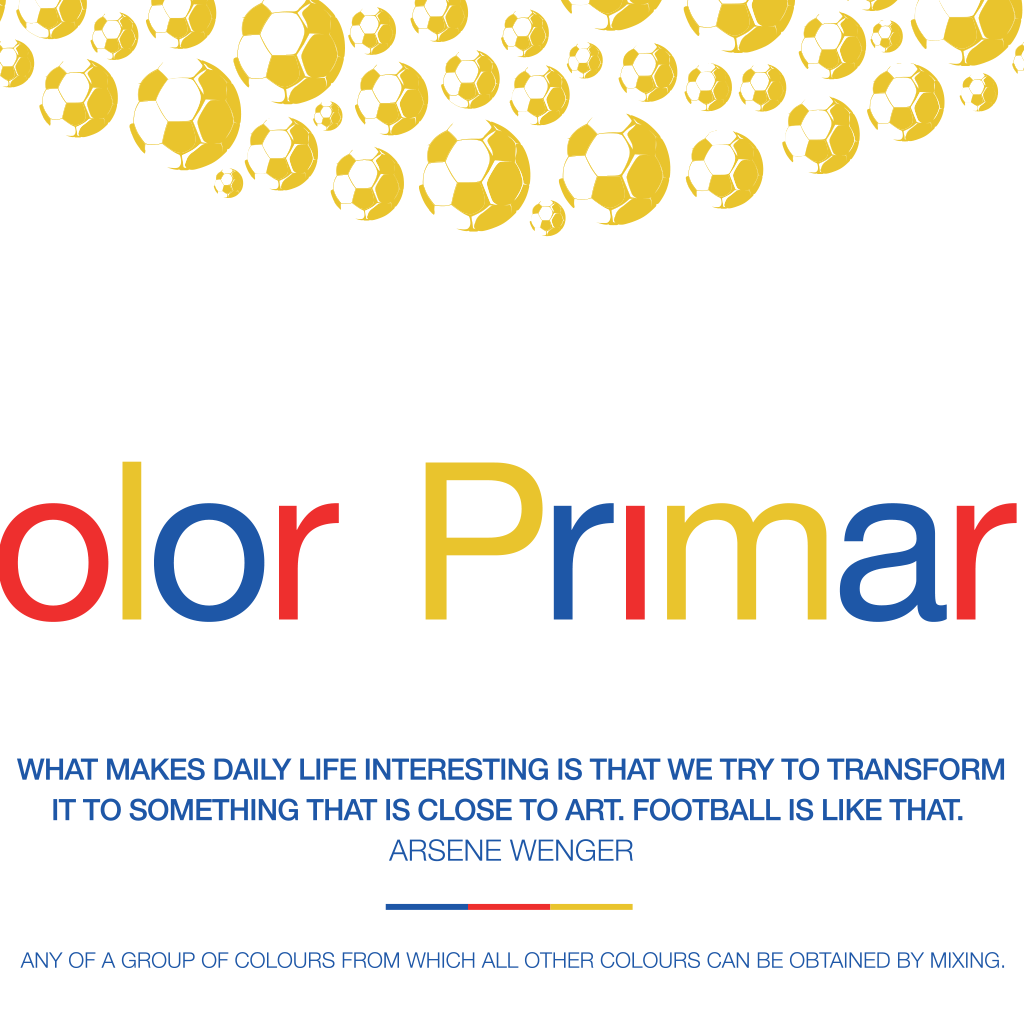 Color Primario - The Art of Football (Art Print)