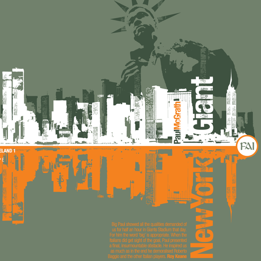 Paul McGrath - New York Giant (Art Print)