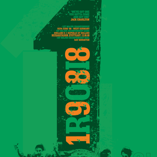 Ray Houghton - Stutggart 88 ROI (Art Print)
