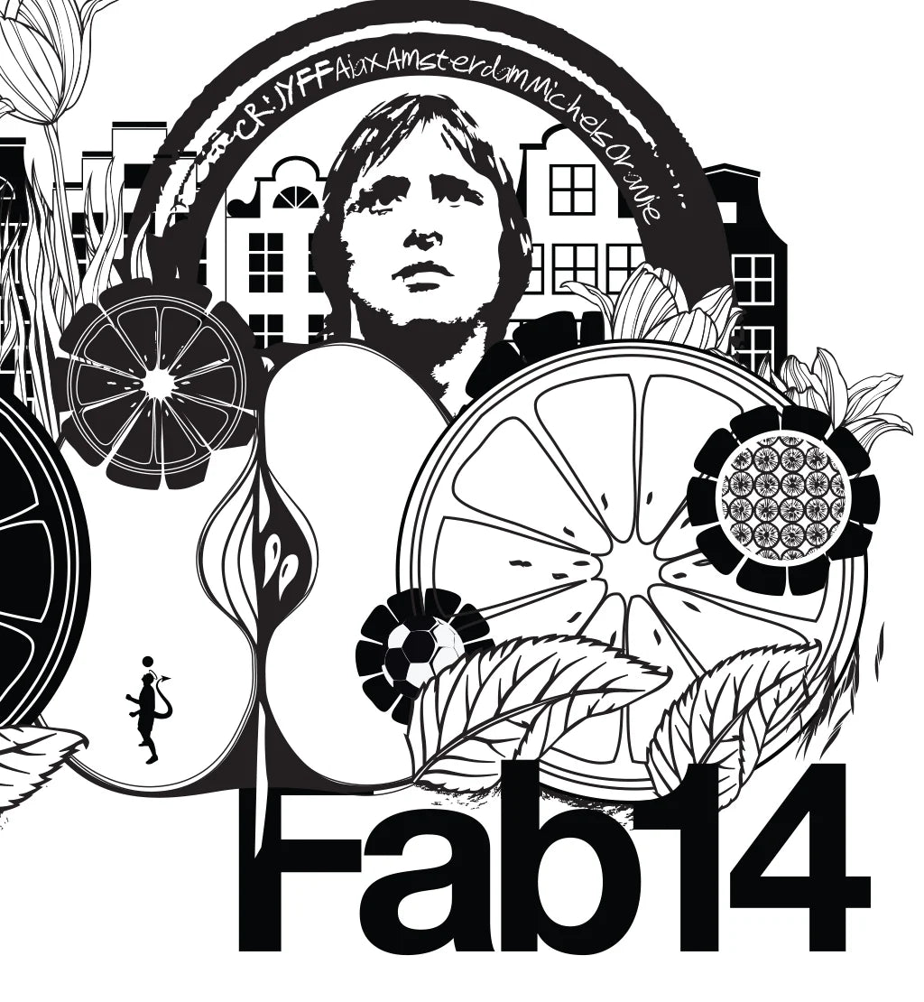 Johan Cruyff (Fab14) - Comparing Apple and Oranje (T-Shirt)