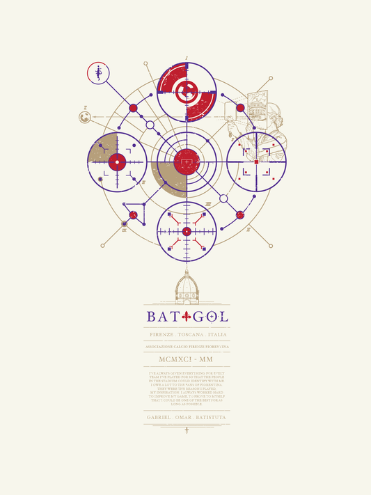 Gabriel Batistuta - Renaissance Sights (Art Print)