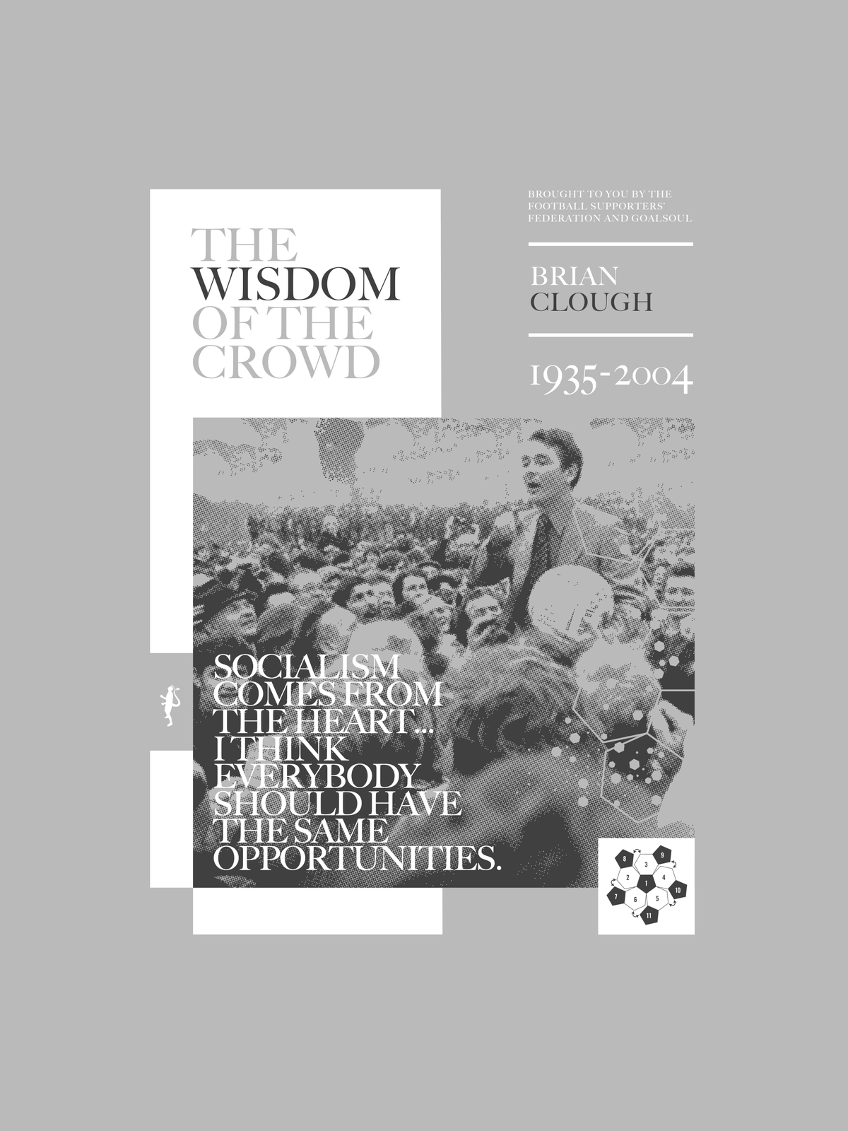 Brian Clough — The Wisdom of the Crowd (Art Print)
