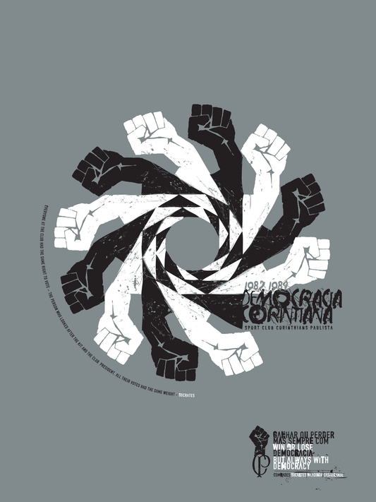 Sport Club Corinthians Paulista - Corinthians' Democracy (Art Print)