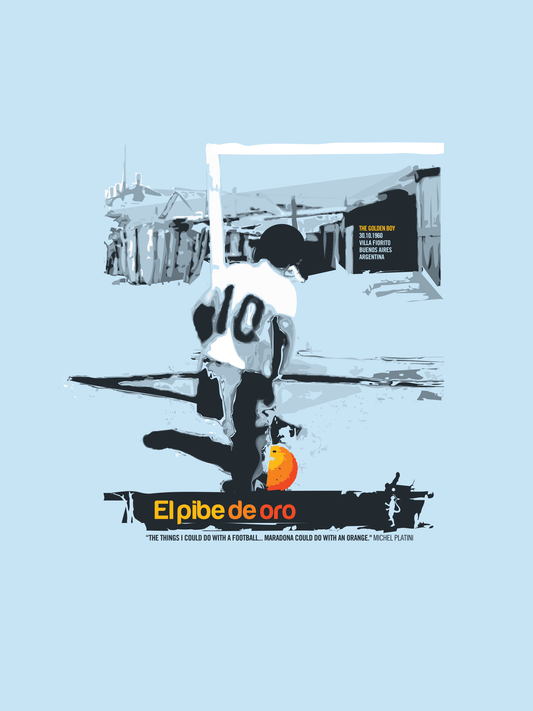Diego Maradona - El Pibe de Oro (Art Print)