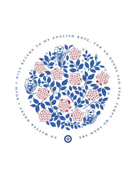 English Rose - Football Supporters' Federation (Art Print)