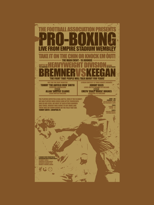 Keegan v Bremner - FA Pro (Art Print)