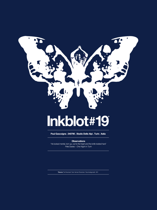 Paul Gascoigne - Inkblot #19 (Art Print)