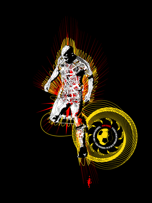 John Barnes - The Dignified Backheel (Art Print)