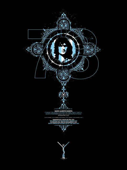 Mario Kempes - Redeemer ‘78 (Art Print)