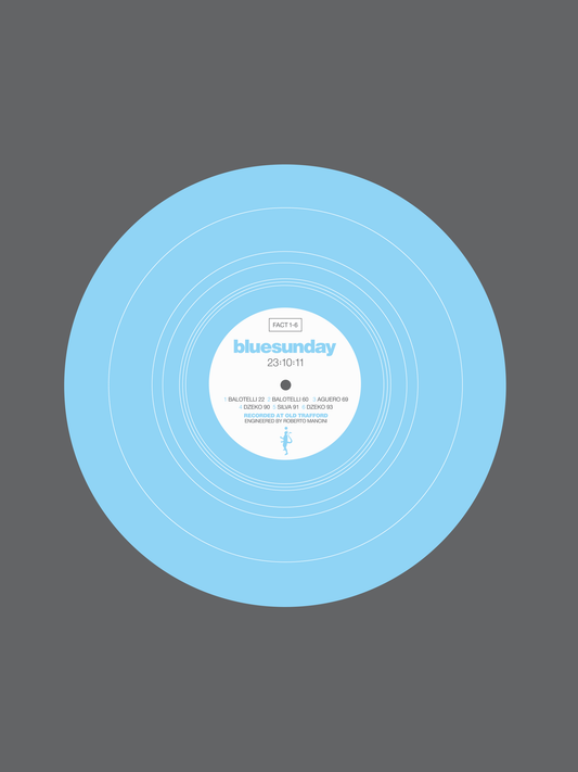 Manchester City - Blue Sunday (Art Print)