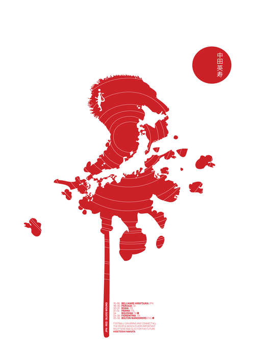 Hidetoshi Nakata - Red Blood Wound (Art Print)