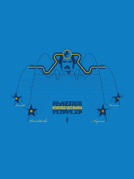 Roberto Rivelino - Elastico Fantastico (Art Print)