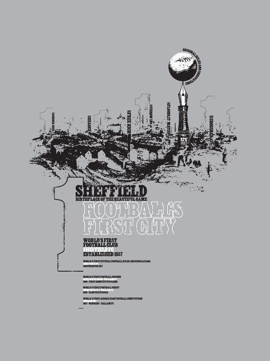 Sheffield - Football's First City (Art Print)