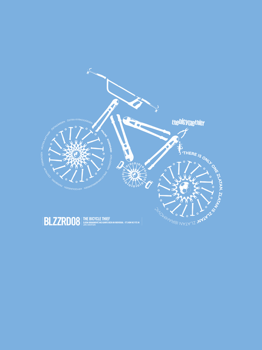 Zlatan Ibrahimovic (Malmö) - The Bicycle Thief (Art Print)