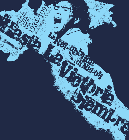 Diego Maradona - Repubblica di Napoli (Art Print)