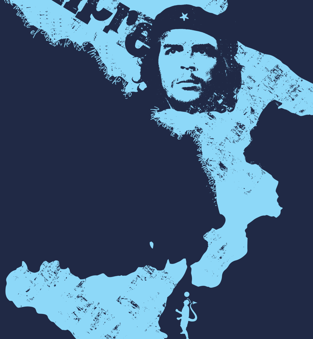Diego Maradona - Repubblica di Napoli (Art Print)