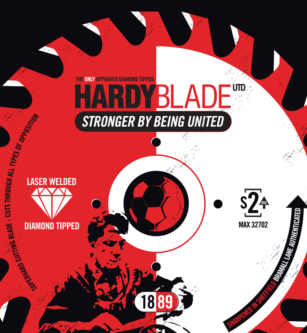 Sheffield United - Hardy Blades (Art Print)