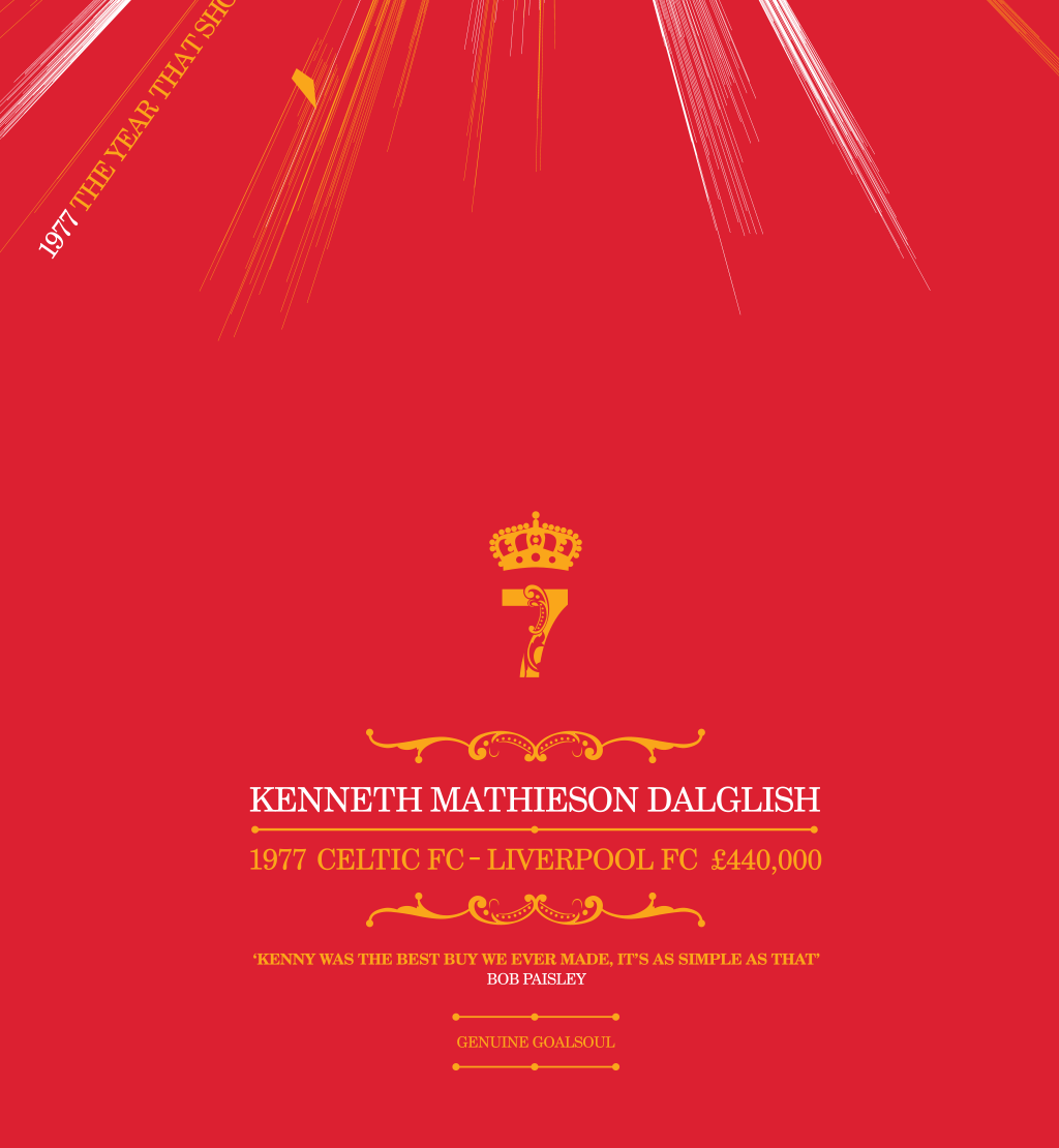 Kenny Dalglish - King Kenny's Coronation (Art Print)
