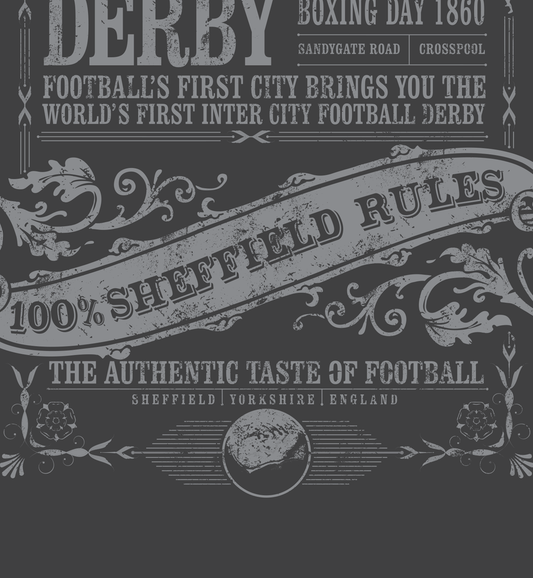 Sheffield Rules - Football's First Derby (Art Print)