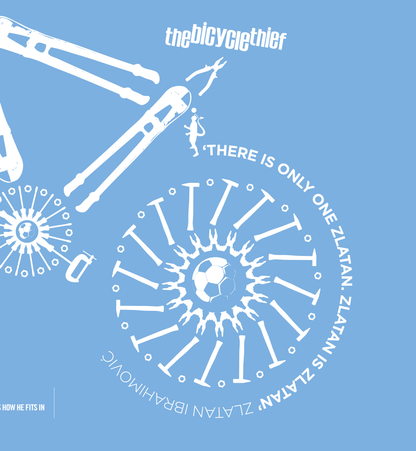 Zlatan Ibrahimovic (Malmö) - The Bicycle Thief (Art Print)
