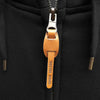 High neck zip-up hoodie - Black