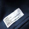 High neck zip-up hoodie - Navy Blue