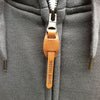 High neck zip-up hoodie - Charcoal grey