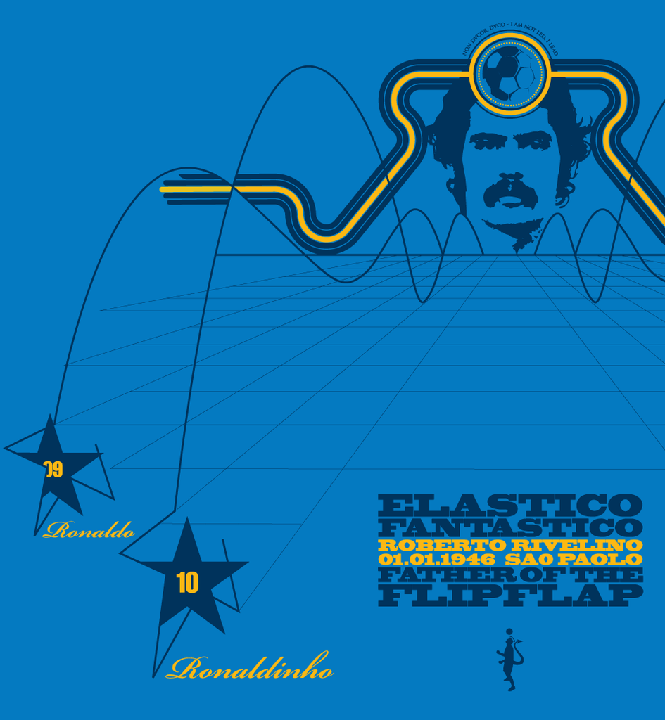Roberto Rivelino - Elastico Fantastico (Art Print)