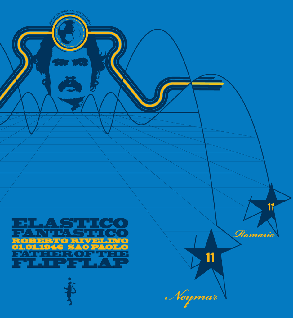 Roberto Rivelino - Elastico Fantastico (Art Print)