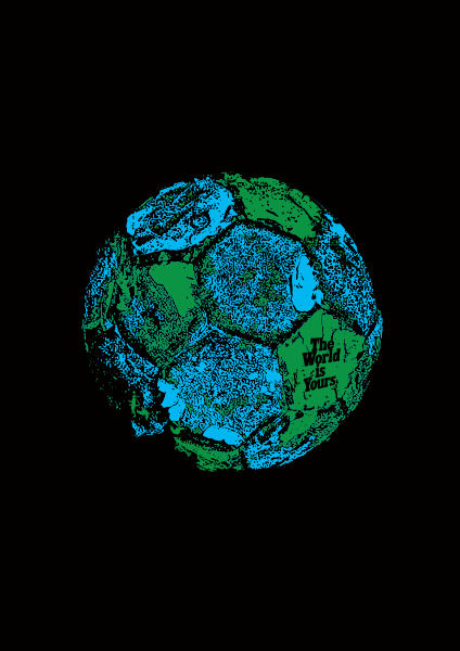 Footbalization - The World is Yours (Art Print)