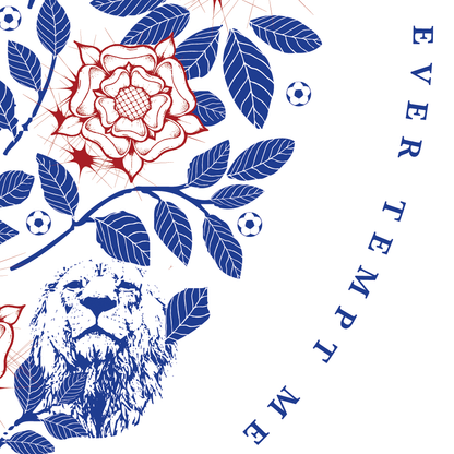 English Rose - Football Supporters' Federation (Art Print)