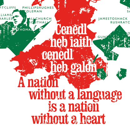 Welsh Dragon - Football Supporters' Federation (Art Print)