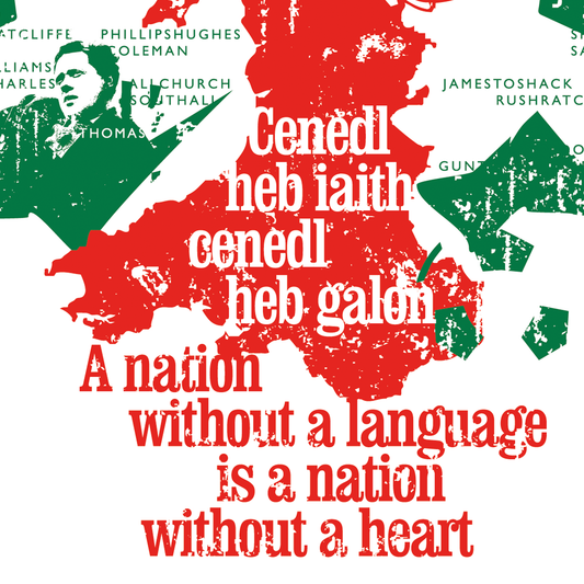 Welsh Dragon - Football Supporters' Federation (Art Print)
