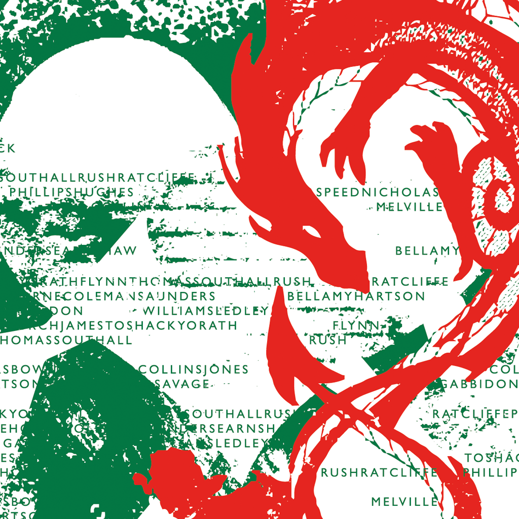 Welsh Dragon - Football Supporters' Federation (Art Print)