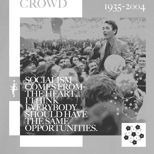 The Wisdom of the Crowd - Brian Clough (Grey) (Art Print)