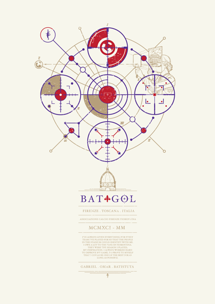Gabriel Batistuta - Renaissance Sights (Art Print)