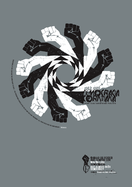 Sport Club Corinthians Paulista - Corinthians' Democracy (Art Print)