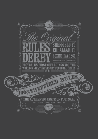 Sheffield Rules - Football's First Derby (Art Print)
