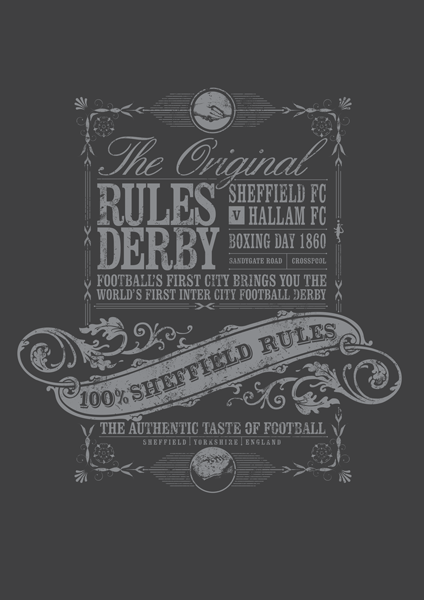 Sheffield Rules - Football's First Derby (Art Print)