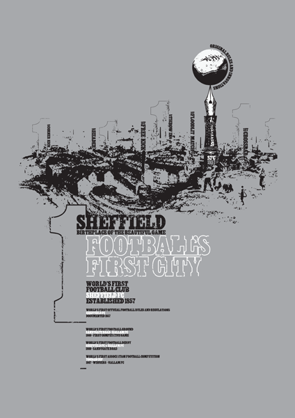 Sheffield - Football's First City (Art Print)