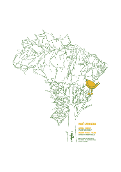 Mane Garrincha - Brazil's Little Bird (Art Print)