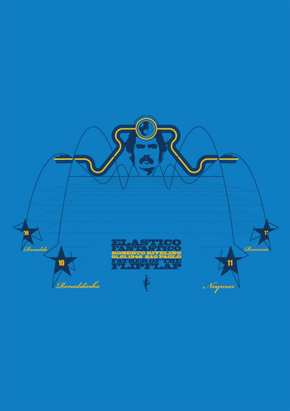 Roberto Rivelino - Elastico Fantastico (Art Print)
