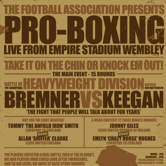 Keegan v Bremner - FA Pro (Art Print)
