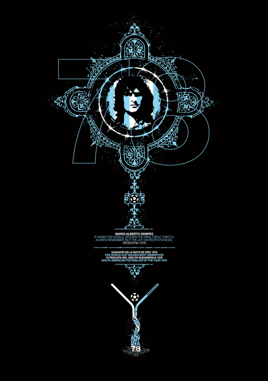 Mario Kempes - Redeemer ‘78 (Art Print)