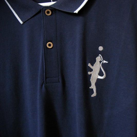 Tipped Pique Polo Shirt - Binary Football