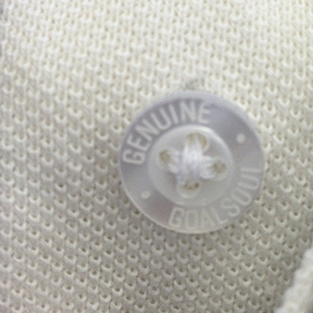 Classic Pique Polo - Ecru and Green