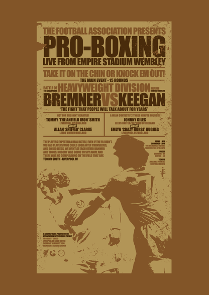 Keegan v Bremner - FA Pro (Art Print)