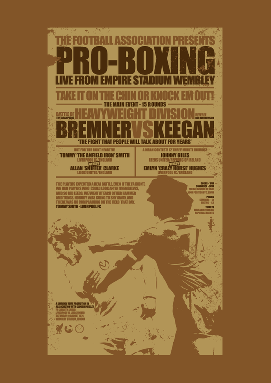 Keegan v Bremner - FA Pro (Art Print)